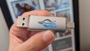 ThePhotoStick Mobile: Fotos und Videos im Nu gespeichert